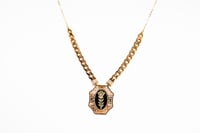 سلسال ذهب الجنزير تصميم سبيكة الوردة عيار 21 وزن 1...