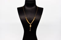 سبحة ذهب بحريني بالتصميم الحلبي عيار 21