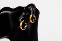 حلق ذهب ايطالي عيار 18 وزن 3.2 جرام