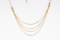 سلسال ذهب اربعة دور ذهب صافي عيار 18الوزن: 6.8 جرا...