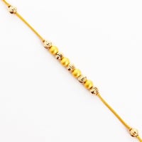 سوارة ذهب تصميم كرات الدوريكاء عيار 21 وزن 4.5 جرا...