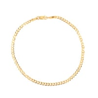 سوارة ذهب جنزير نواعم عيار 18 وزن 2.2 جرام