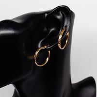 حلق دائري تصميم ايطالي عيار 18