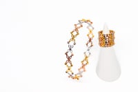 سوارة ذهب إيطالية مصممة لتتحول إلى دبلة (اثنين في...