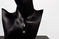 سلسال ذهب تصميم الماسي دورين عيار 18