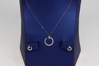 طقم كارتير ذهب تصميم المسمار الفاخر عيار 18 وزن 2....