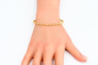 سوارة ذهب تصميم ايطالي عيار 18 وزن 4.2 جرام