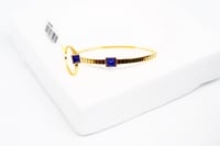 سوارة شكل التعبان اللون الازرق الخلاب مع الخاتم ذه...