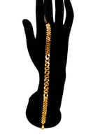 سوارة ذهب غصن الزيتون بتصميم الجنزير عيار 21 وزن 9...