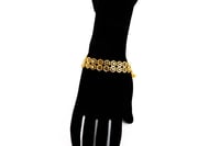 سوارة ذهب باولاء عيار 21 وزن 9.7 جرام