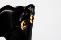 حلق ذهب ايطالي عيار 18 وزن 3.2 جرام