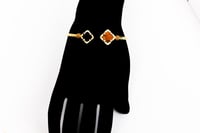 اسوارة فان كليف ذهب تصميم راقي عيار 18 وزن 8.3 جرا...