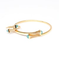 اسوارة مع خاتم ذهب عيار 18 تصميم مارلي الالماسي بو...