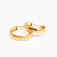 حلق ذهب ايطالي عيار 18 وزن 3.2 جرام