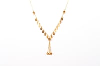 سلسال ذهب تصميم السبائك عيار 21 وزنة 4.6جرام