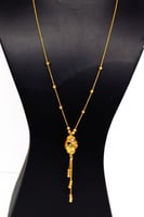 سبحة ذهب تصميم الدوريكاء عيار 21 وزن 5.4 جرام