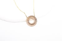 سلسال ذهب تصميم الماسي عيار 18