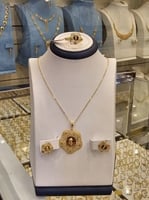 طقم ذهب عيار 21