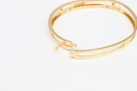 سوارة ذهب مسيكاء مع الخاتم ماستر عيار 18