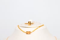 طقم ذهب سبيكه مربع عيار 21