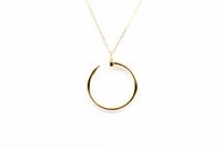 قلادة كارتير ذهب المسمار من عيار 18 وزن 4.1 جرام