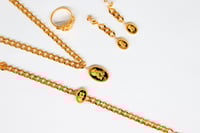 طقم ذهب جنزير الوردة عيار 21