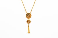 سبحة ذهب بتصميم المبروم عيار 21