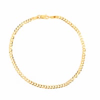 سوارة ذهب جنزير نواعم عيار 18 وزن 2.2 جرام