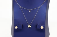 طقم الوردة ترندي عيار 18