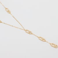 طقم ذهب تصميم المسيكاء النازل عيار 18