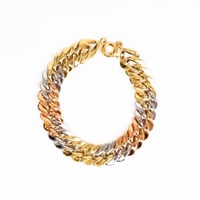 سوارة ذهب جنزير تصميم ايطالي من الذهب الخالص عيار...