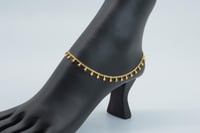 خلخال ذهب الياسمينة عيار 21 وزن 4.45 جرام