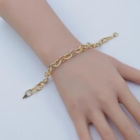 سوار ذهب أنيق عيار 18 وزن 5 جرام - تصميم عصري