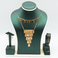 طقم ذهب الرمش عيار 21 وزن 6.65 جرام