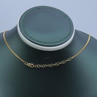 عقد ذهب صافي تصميم ياباني عيار 18 وزن 13.22 جرام