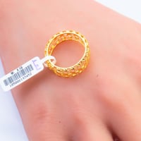 دبلة ذهب غصن الزيتون عيار 21