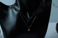 سلسال ذهب دورين تصميم الماسي عيار 18 وزن 0.8 جرام