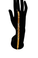 سوارة ذهب غصن الزيتون بتصميم الجنزير عيار 21 وزن 9...