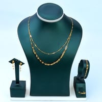 طقم ذهب المونيكاء دورين عيار 21 وزن 8 جرام