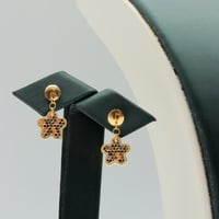 طقم ذهب إيطالي صافي عيار 18 – تصميم دوائري أنيق بو...