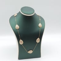 شال ذهب البوشرون ثقيل وراهي تصميم الماسي عيار 18 و...