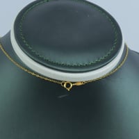 سلسال ذهب تصميم الفان كليف عيار 21 وزن 4.28 جرام