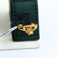 طقم ذهب عيار 21 وزن 20.10 جرام بتصميم متدرج مع شرّ...