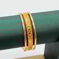 غوايش ذهب بكج كوبرا مع ديور عيار 21 وزن 16.5 جرام