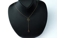 سلسال ذهب تصميم الماسي عيار 18