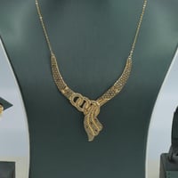 طقم ذهب ناعم عيار 21 وزن 8.84 جرام - فخامة دائمة