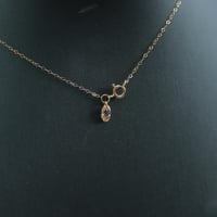 عقد ذهب عيار 18 نغمة الأناقة الألماسية وزن 1.1 جرا...