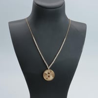 عقد ذهب تصميم المسيكاء مع التنس عيار 21 وزن 7.5 جر...