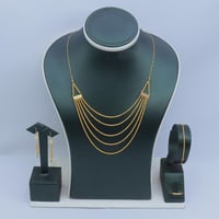 طقم ذهب المبروم خمسة دور عيار 21 وزن 7.75 جرام