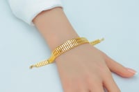 سوارة ذهب عيار 21 وزن 9.06 جرام